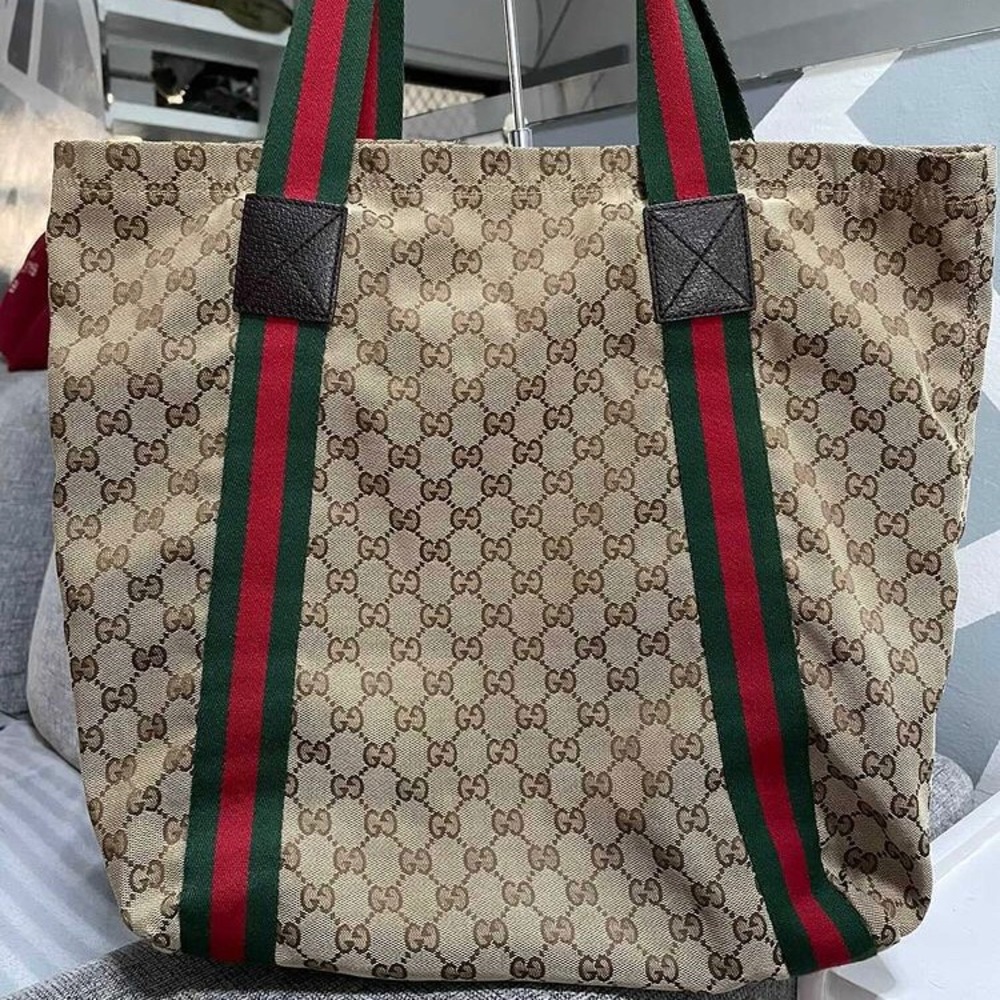 Authentic Gucci Sherry Line Tote Bag